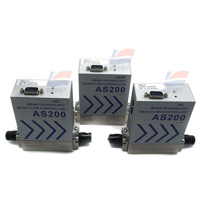 AS200 AS200S 알루미늄 합금 고정도 가스 질량 흐름 조절기 공기 마이크로 가스 흐름 미터