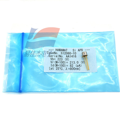 S12060-10 근 적외선 감지용 금속 패키지에 있는 매우 민감한 Si 광 다이오드