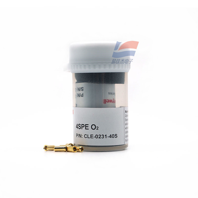 YJJ 4SPE O2 CLE-0231-40S 전기화학 산소 농도 모니터링 가스 센서 높은 산소 농도의 최대 O2 부하