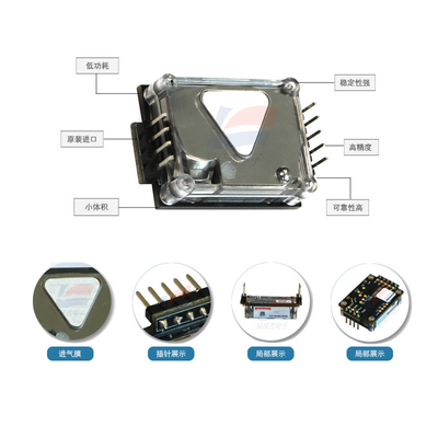 YJJ CRIR M1 CO2 C06-0801-000 이산화탄소 센서 비분산 적외선 (NDIR) 원리 가스 센서