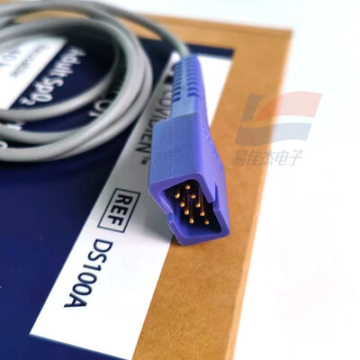 YJJ DS100A DS-100A 9핀 성인용 손가락 클립 혈액 산소 프로브 재사용 가능한 클립형 성인 혈액 산소 센서