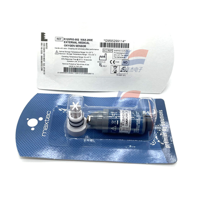 MAX250E R125P03-002 산소 가스 센서 호흡기용 전기 화학 용액